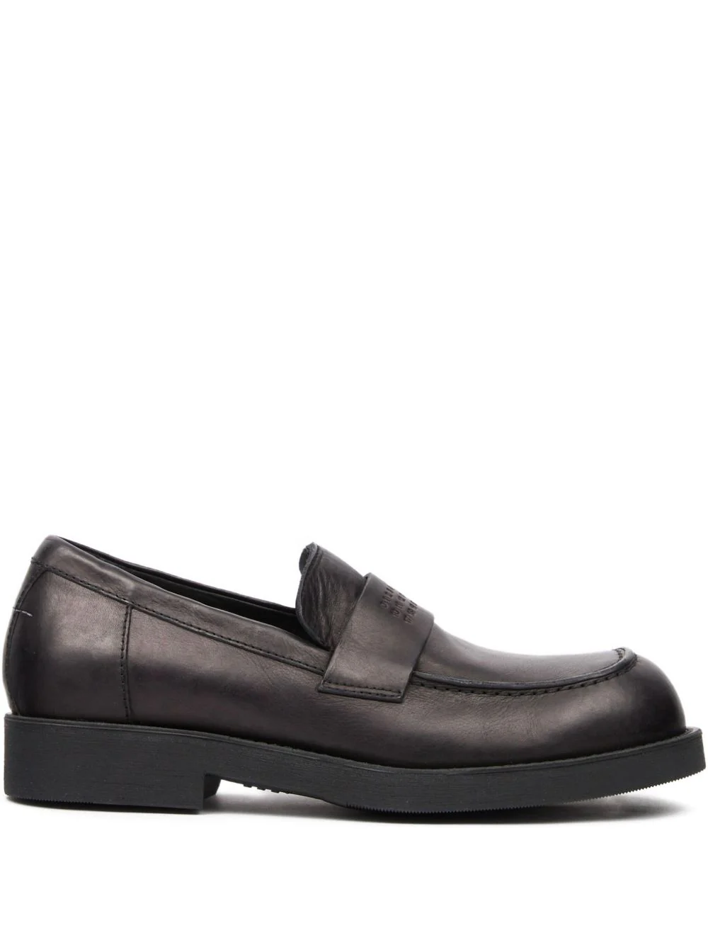 Debossed-Logo Loafers