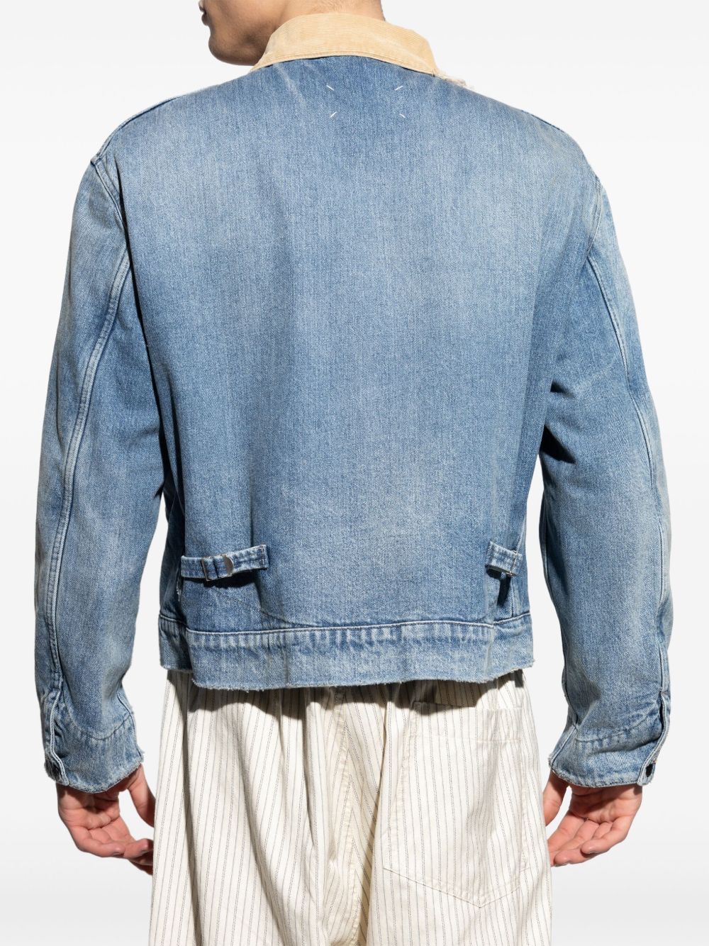 Denim Bomber Jacket - Image 3