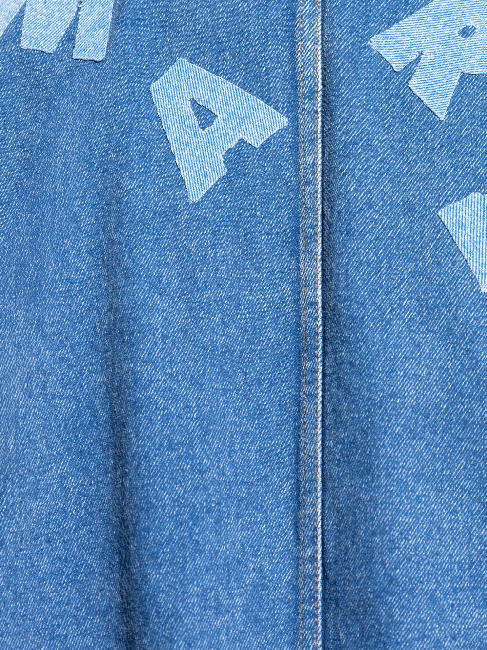 Denim Logo-Print Jacket - Image 3