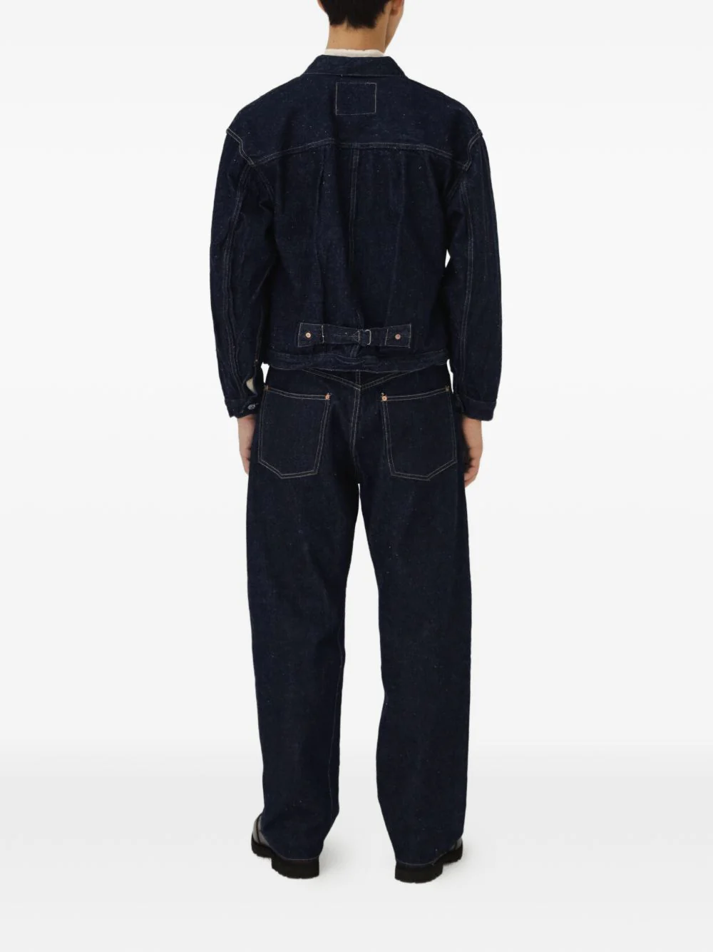 Denim Tracker 1P Buttoned Cotton Jacket - Image 3