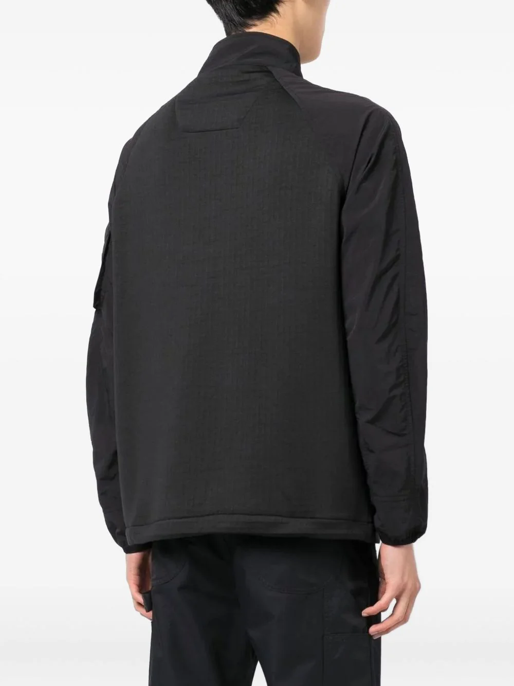 Diagonal-Zip Panelled Sweatshirt - Image 4