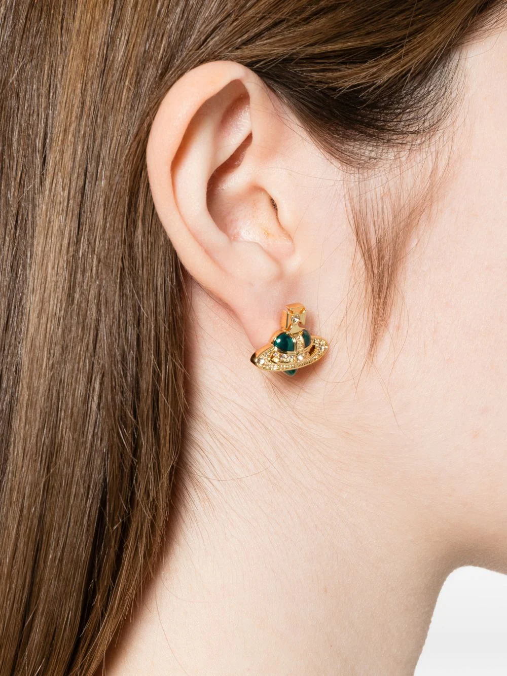 Diamante Heart Earrings - Image 2