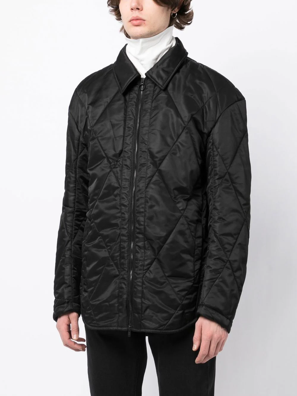 Diamond-Quilted Jacket - Image 3
