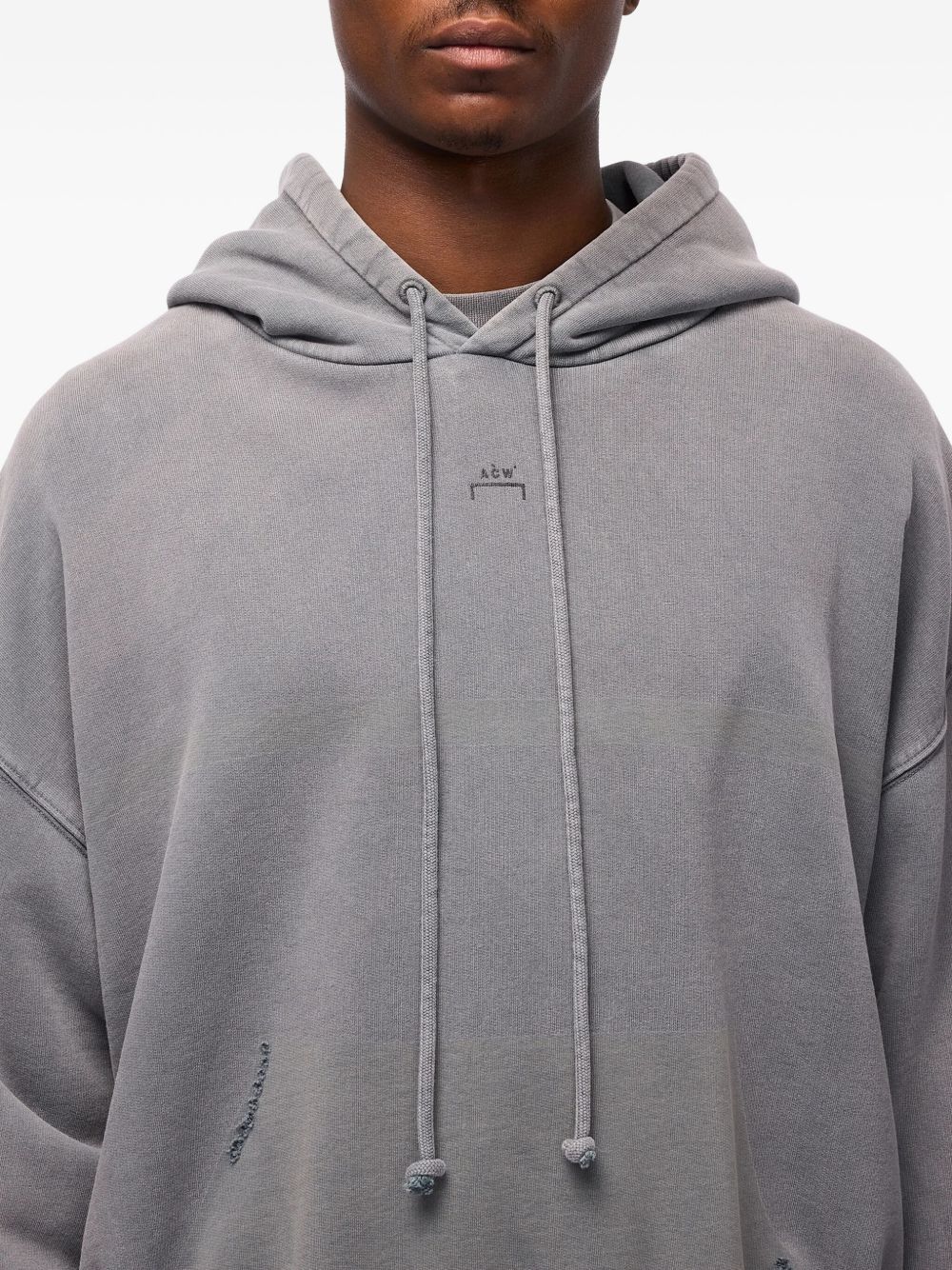 Distressed Cotton Hoodie - Image 5