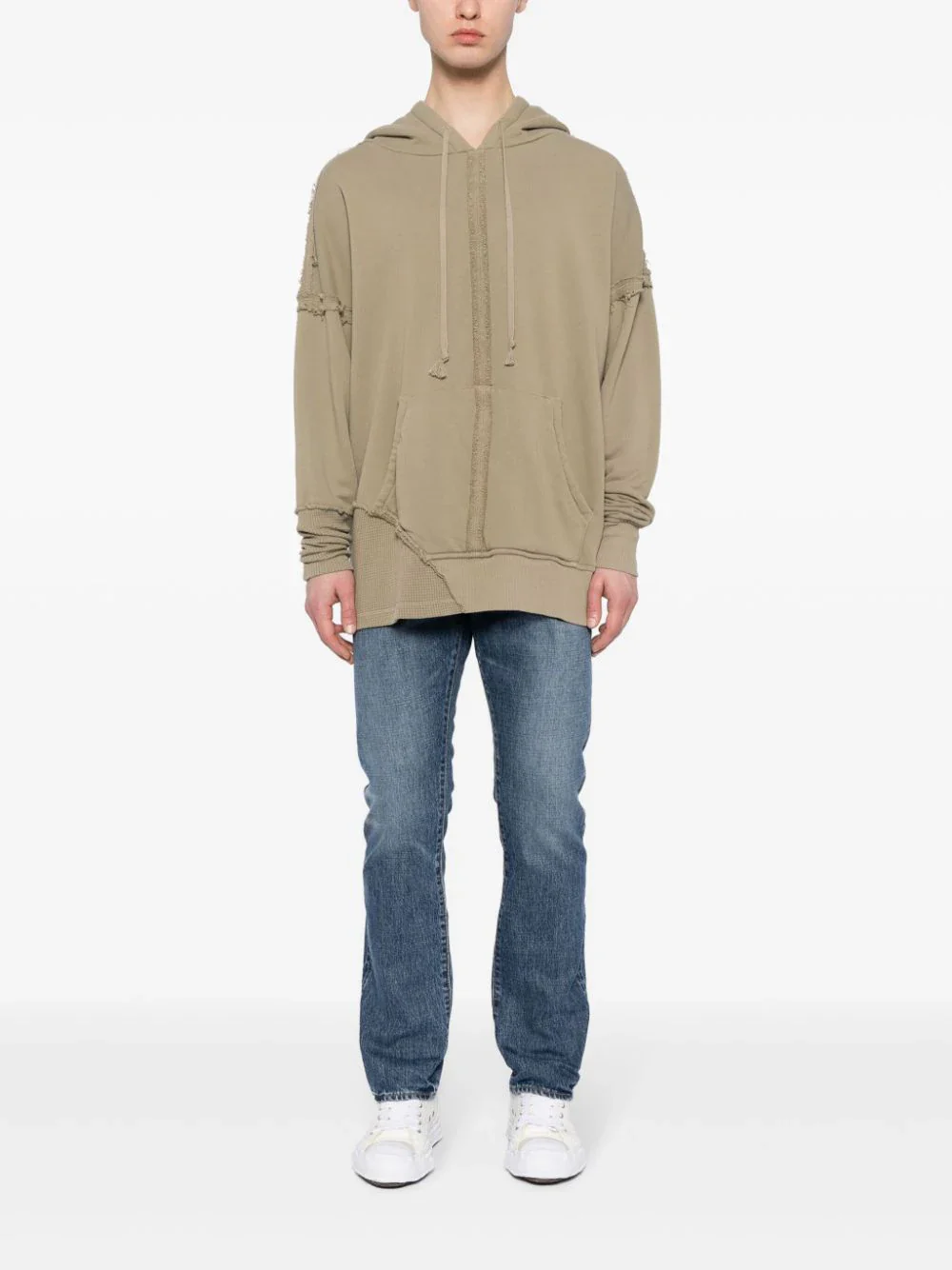 Distressed Cotton Hoodie - Image 2