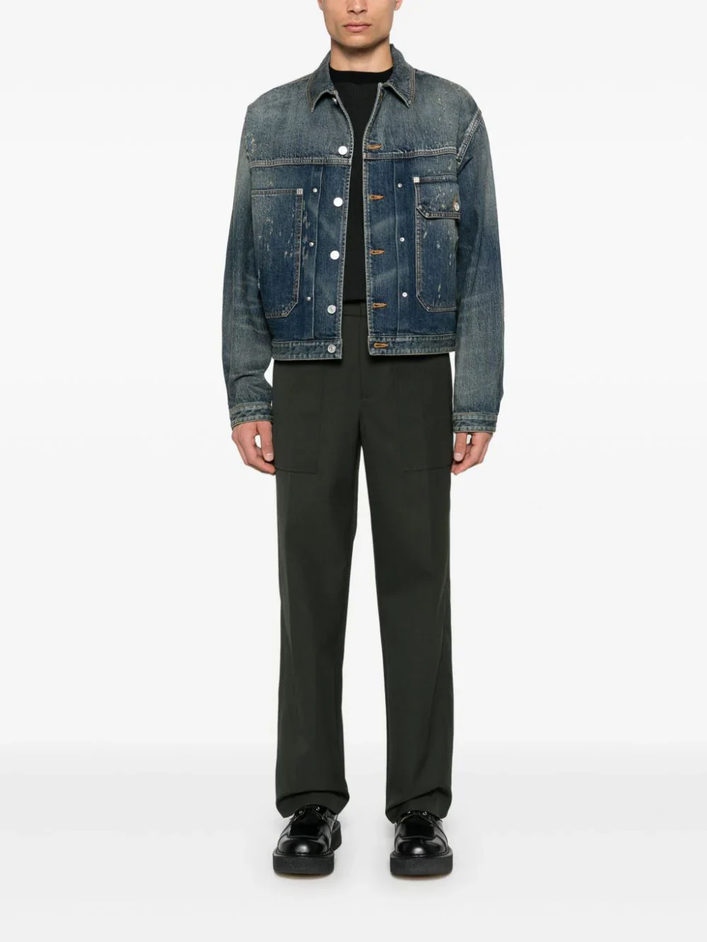 Distressed Denim Jacket - Image 2