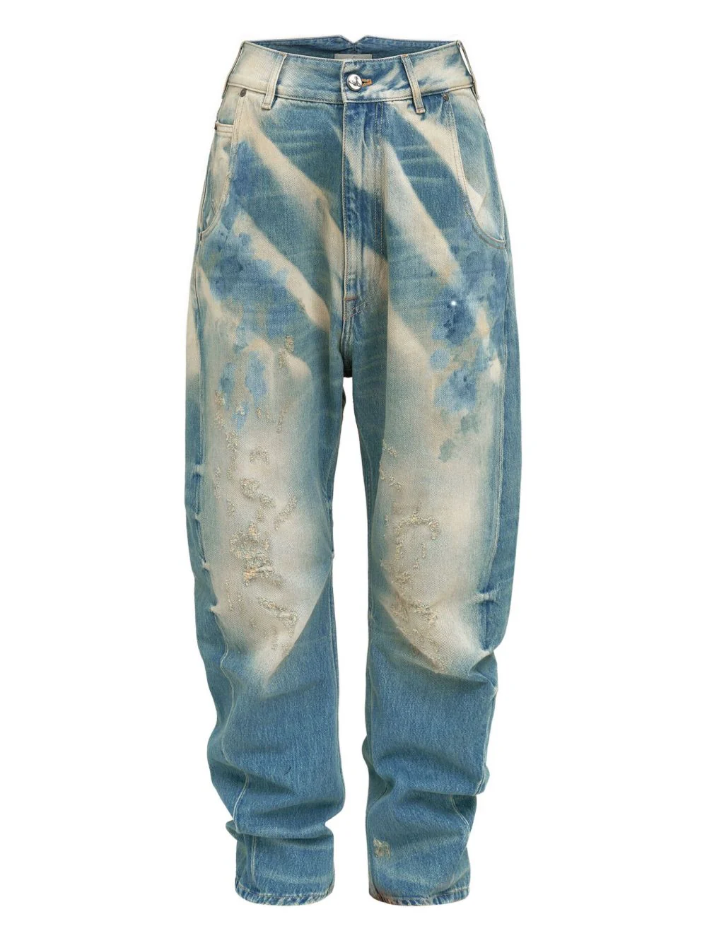 Distressed-Effect Jeans