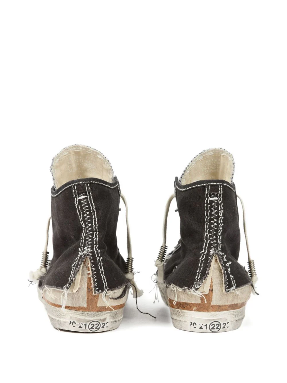 Distressed High-Top Sneakers - Image 3