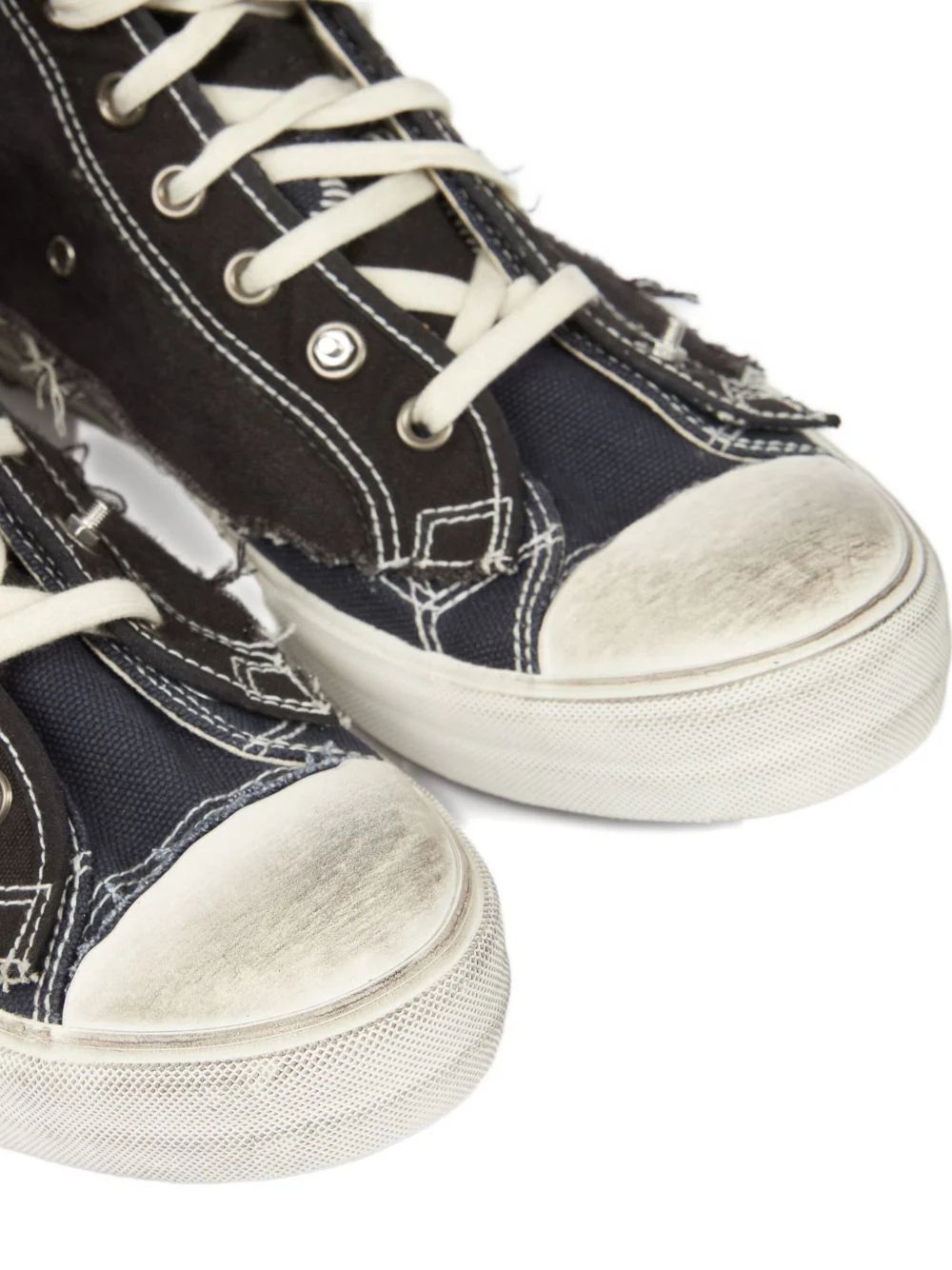 Distressed High-Top Sneakers - Image 5