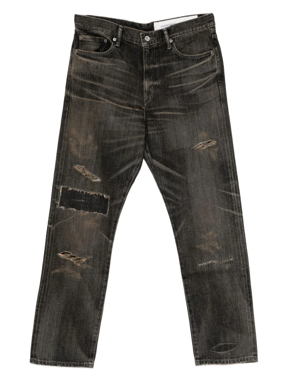 Distressed Patch Trousers