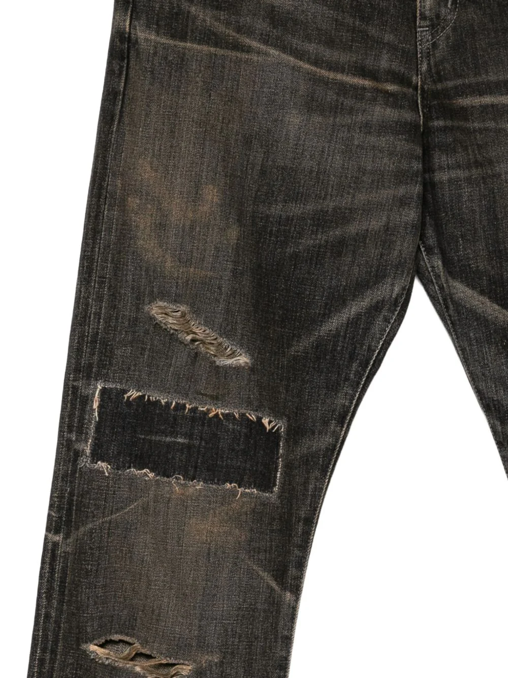 Distressed Patch Trousers - Image 3