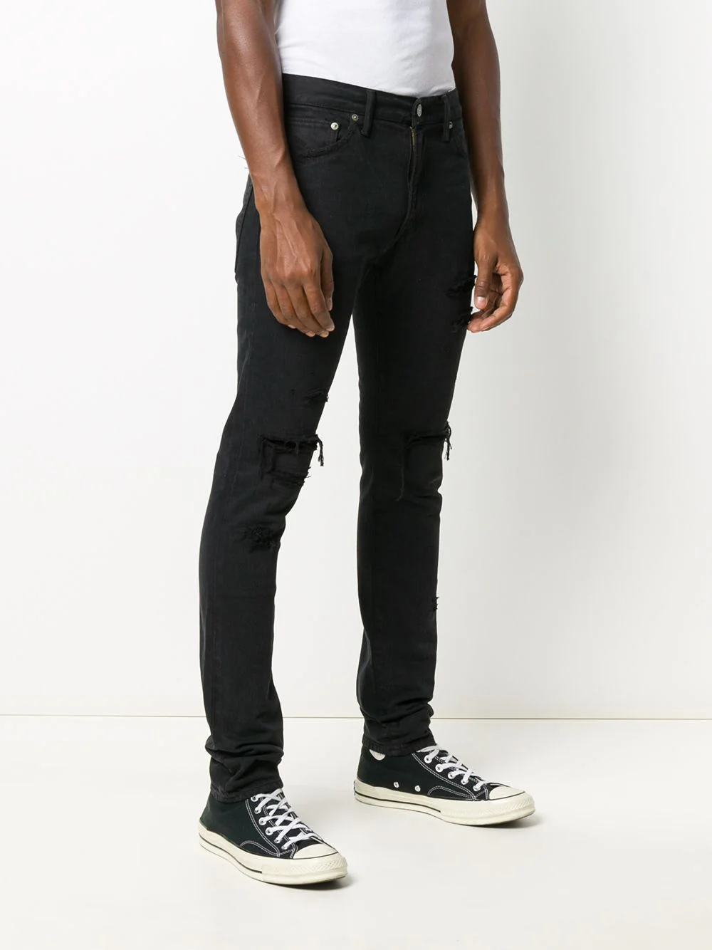 Distressed Slim-Fit Jeans - Image 3