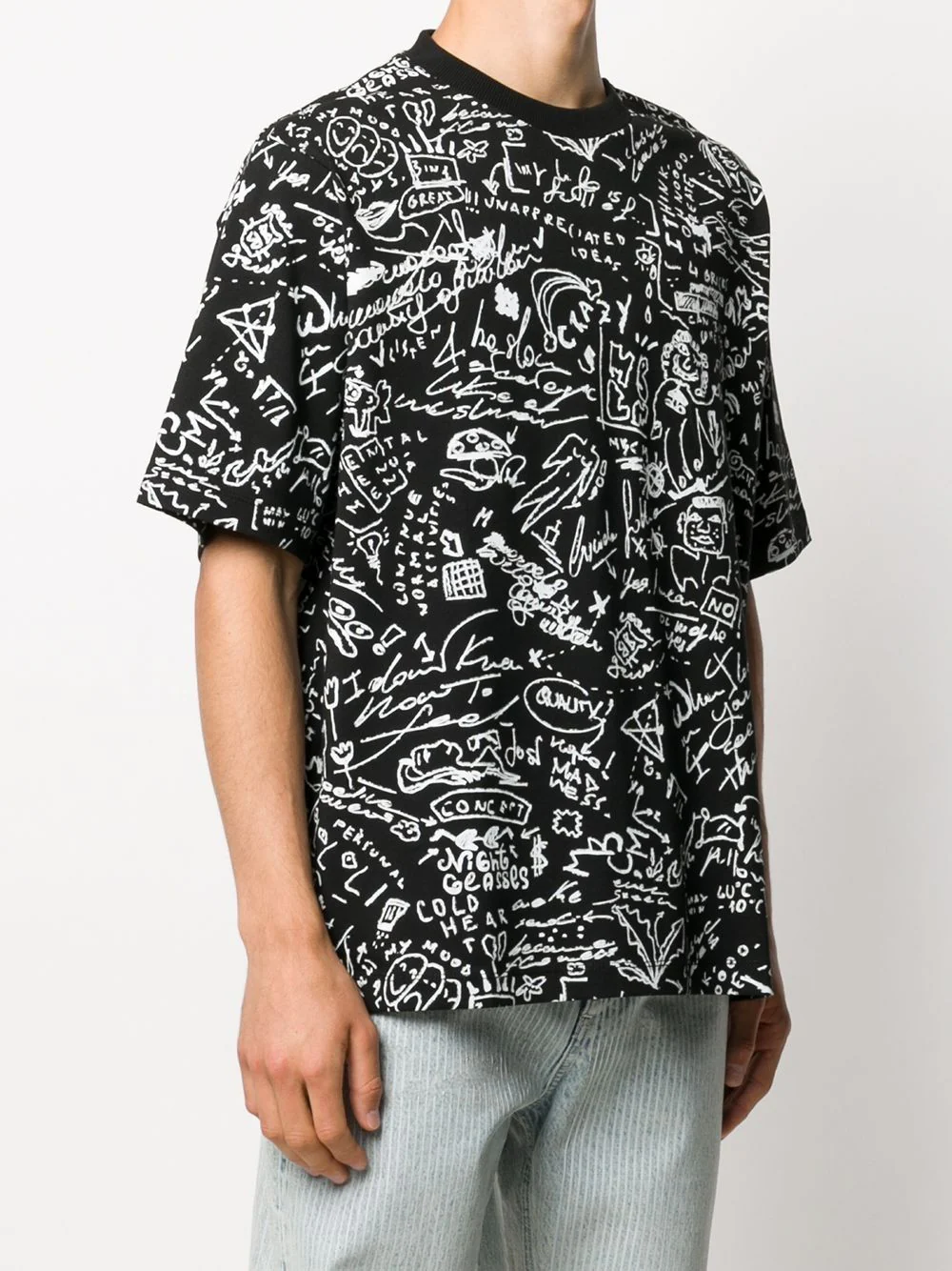 Doodle Print T-Shirt - Image 4