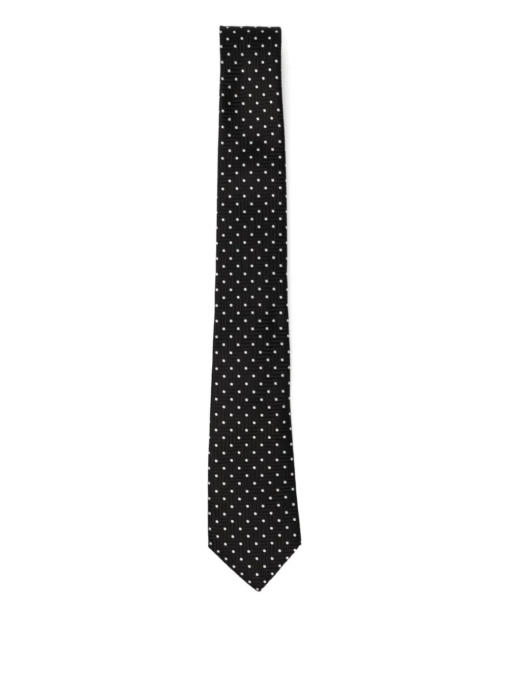 Dot-Print Silk Tie
