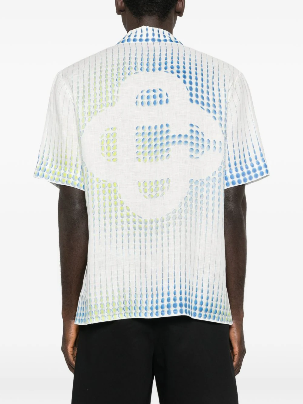Dots Cuban-Collar Graphic Shirt - Image 3