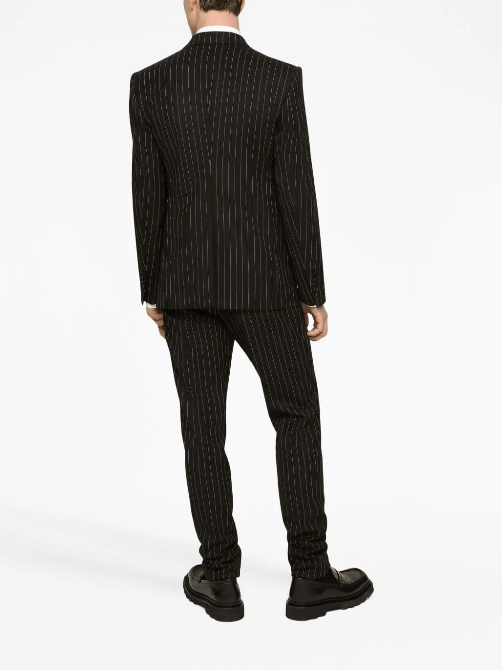 Double-Breasted Pinstripe Suit - Image 3