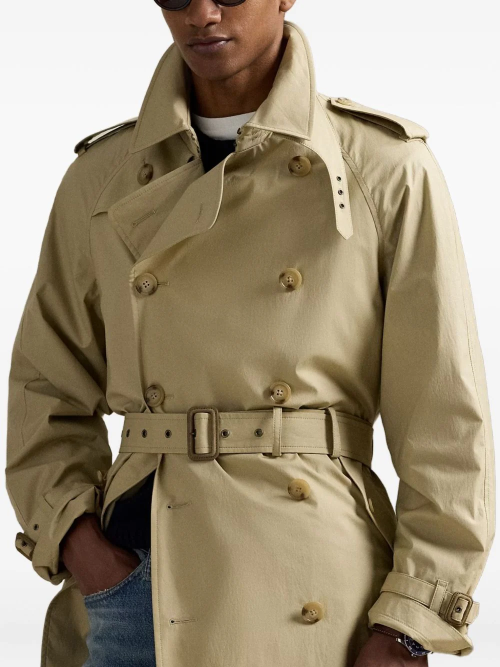 Double-Breasted Trench Coat - Image 2