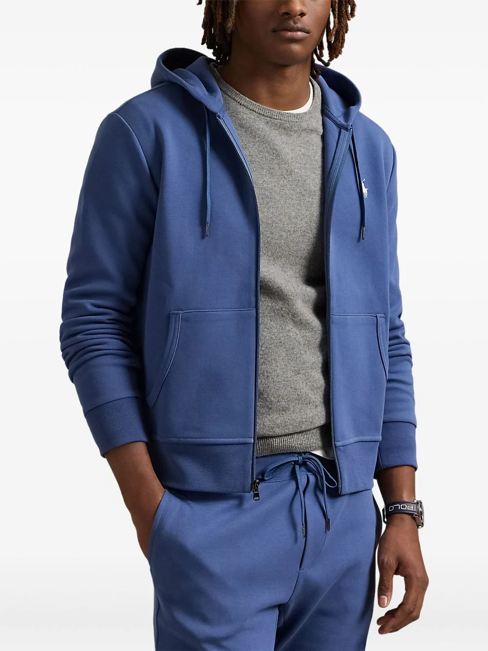 Double-Knit Zip-Up Hoodie - Image 3