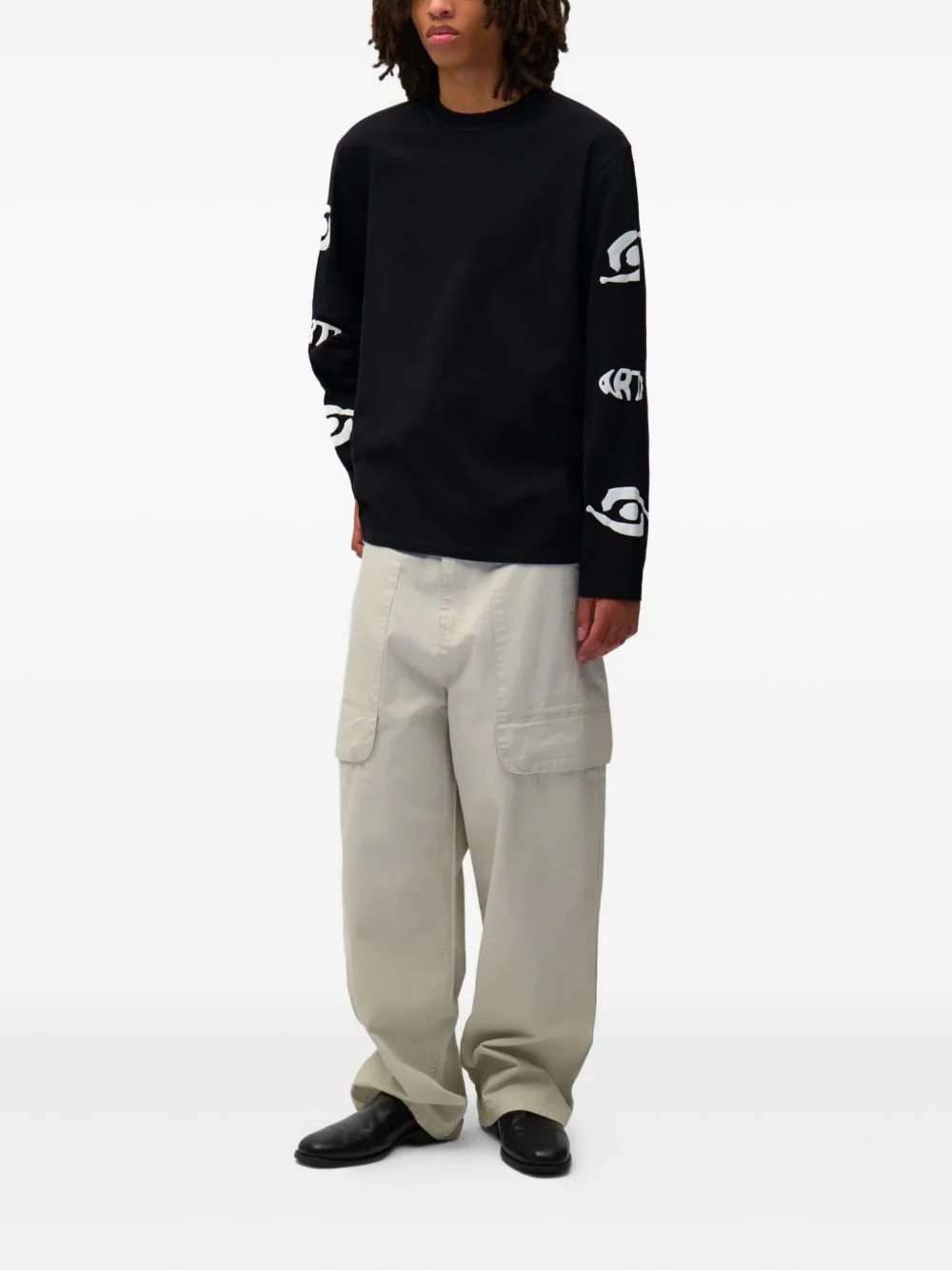 Double-Pocket Cotton Trousers - Image 2