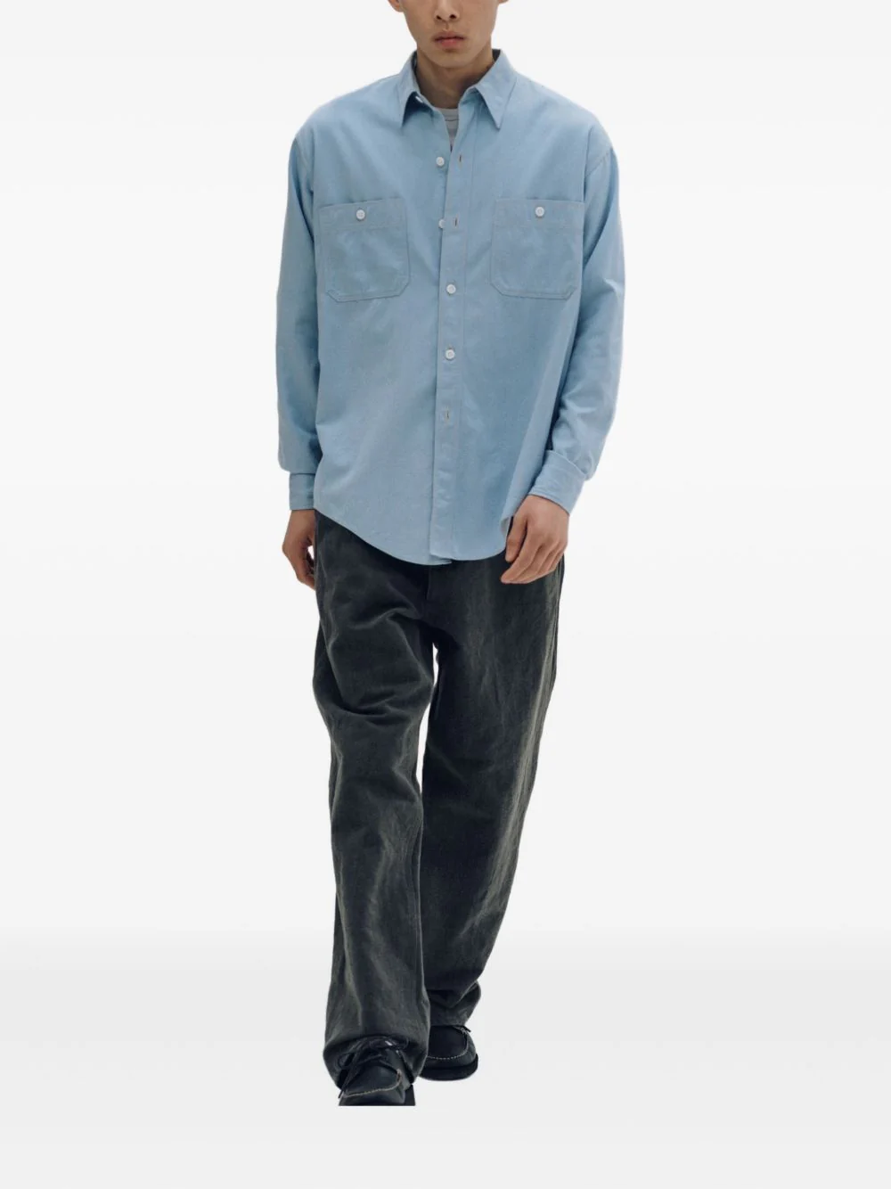 Double-Pocket Long-Sleeved Shirt - Image 4
