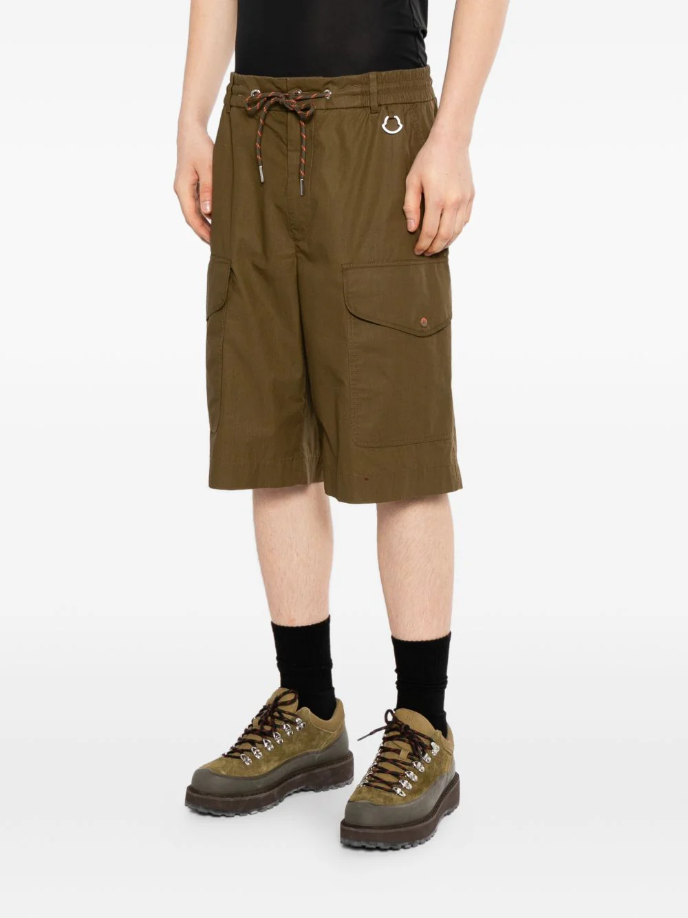Drawstring Cargo Shorts - Image 3