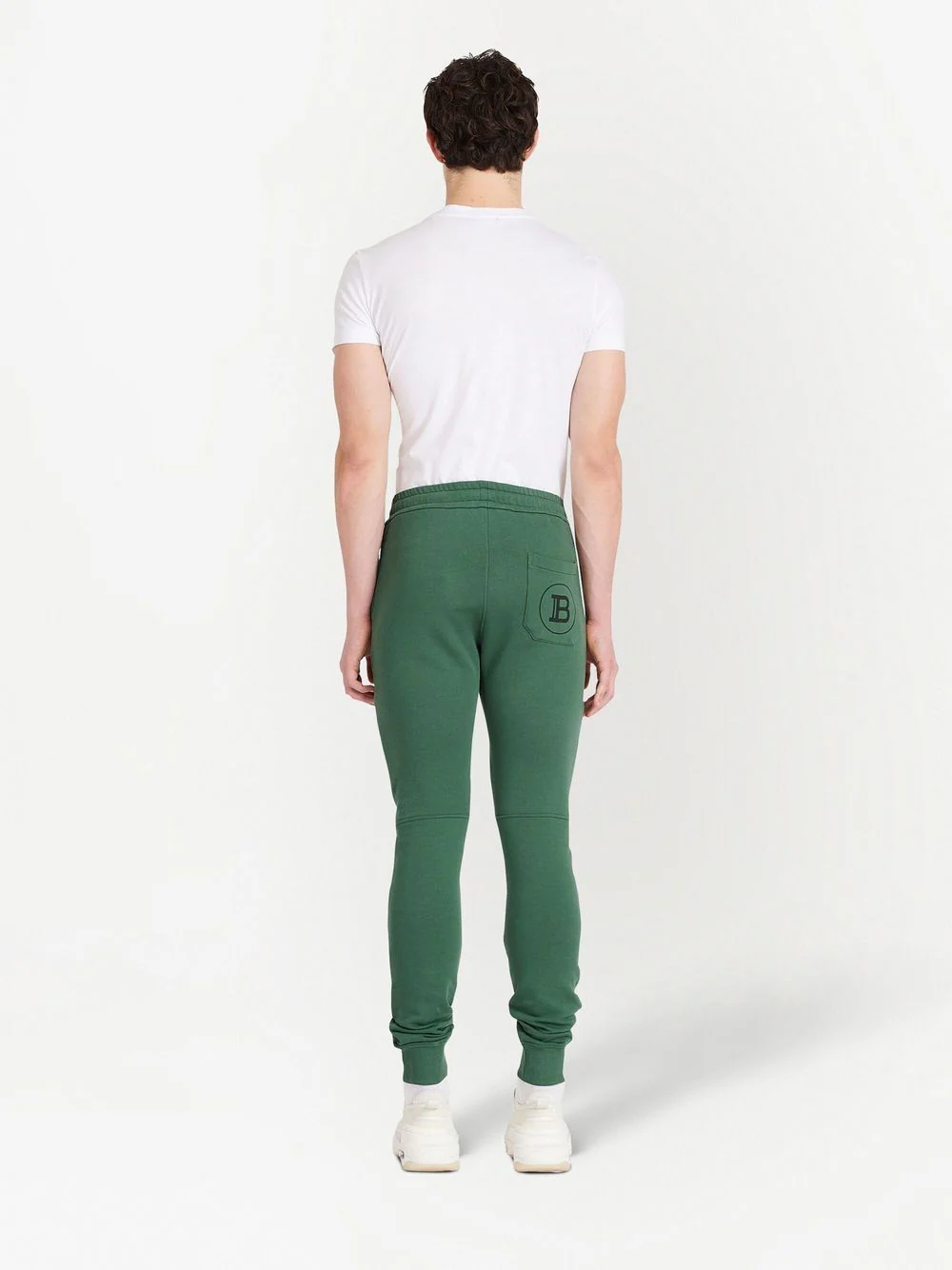Drawstring Cotton Track Pants - Image 5