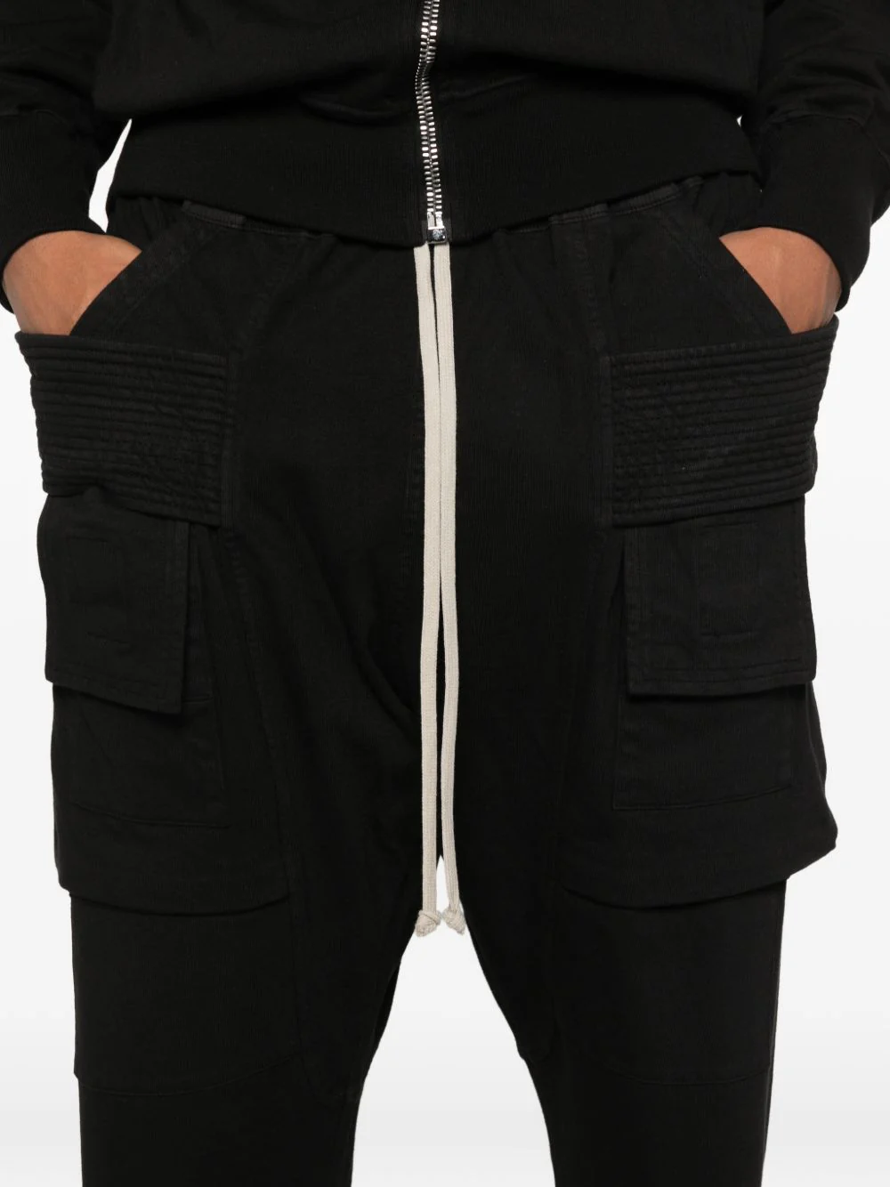 Drawstring Cotton Trousers - Image 2