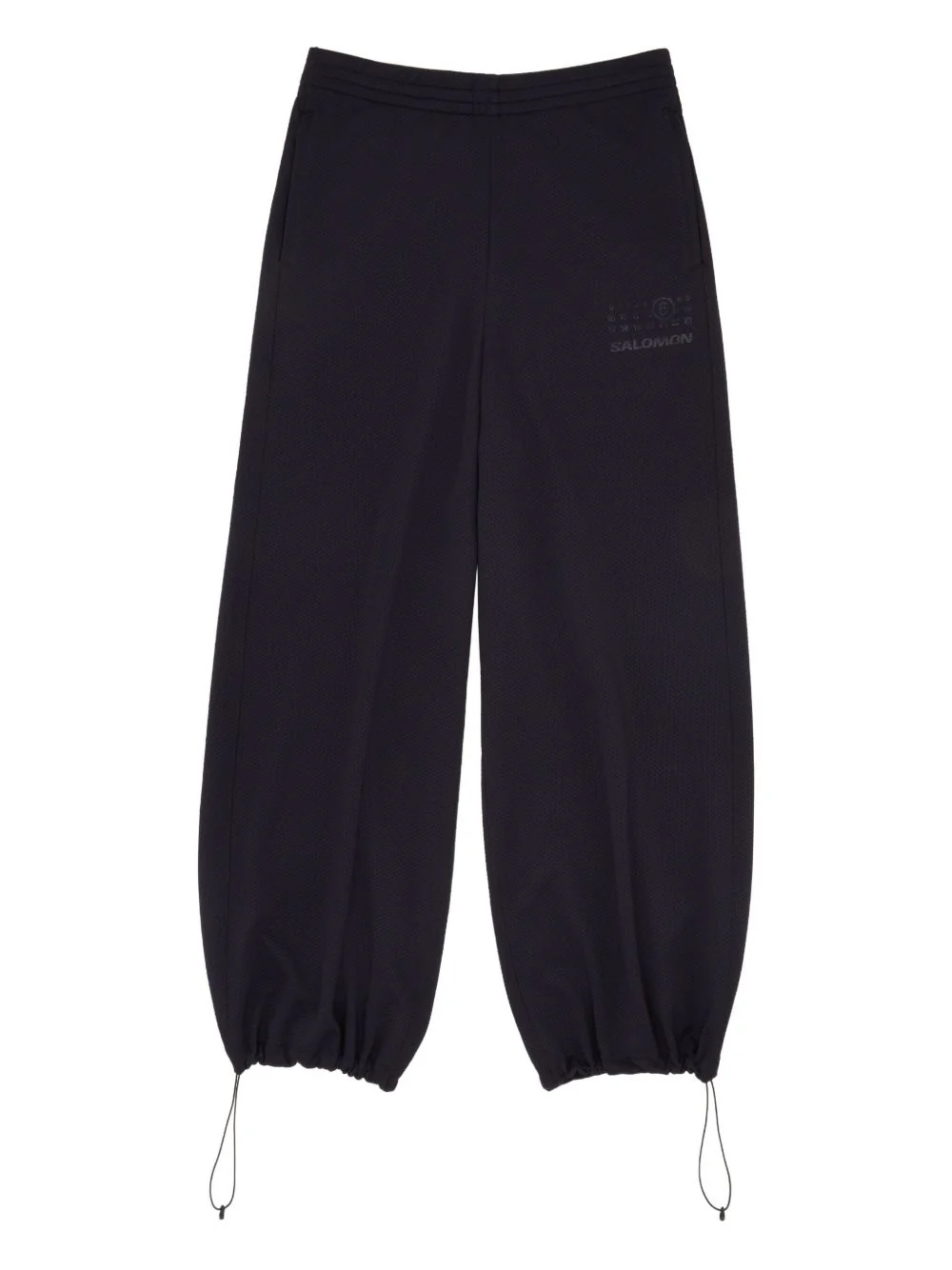 Drawstring-Cuff Logo-Print Trousers
