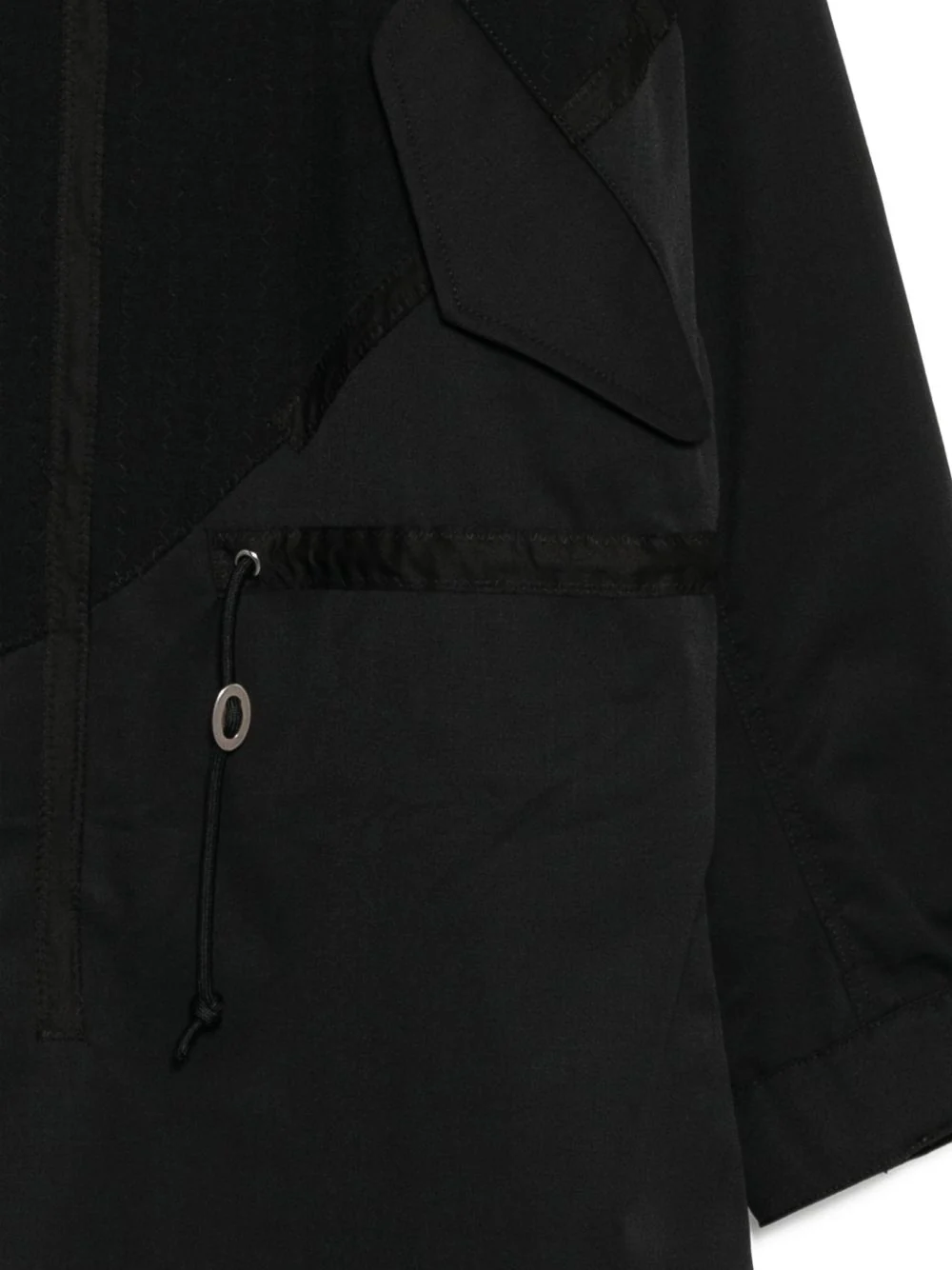 Drawstring Hooded Coat - Image 3