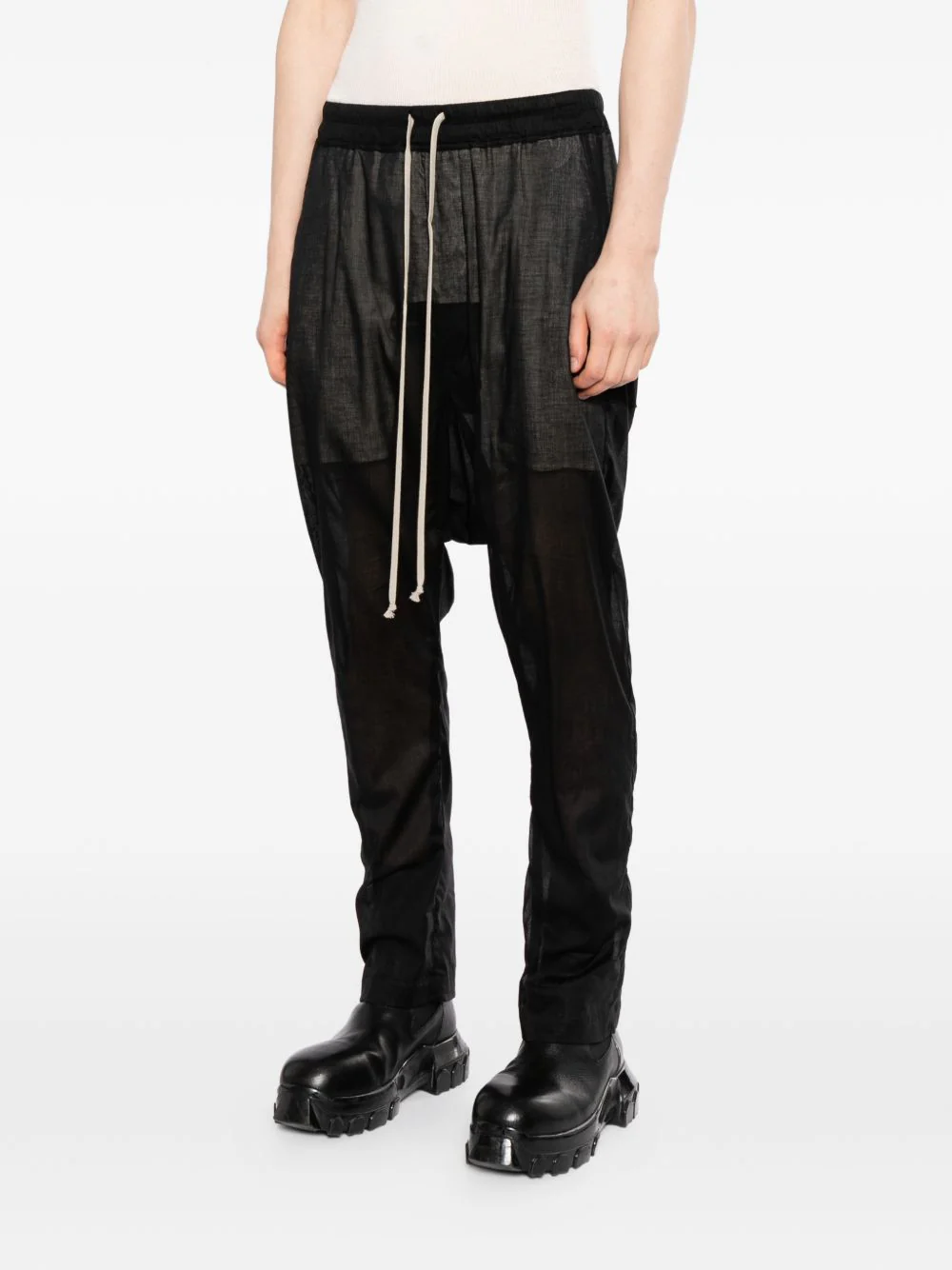 Drawstring Silm Trousers - Image 4