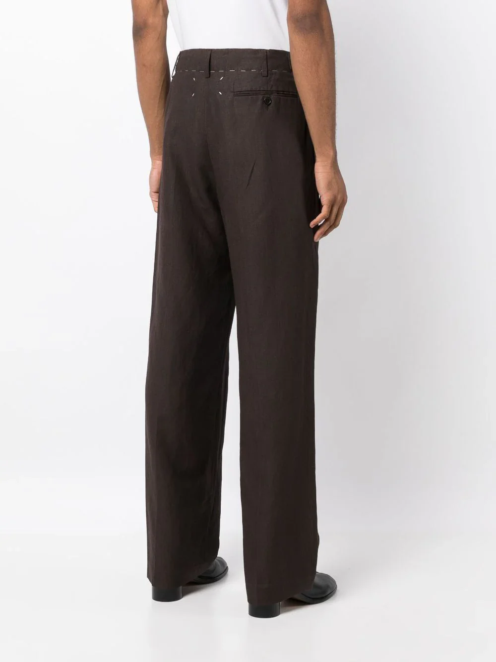Drawstring Straight-Leg Trousers - Image 4