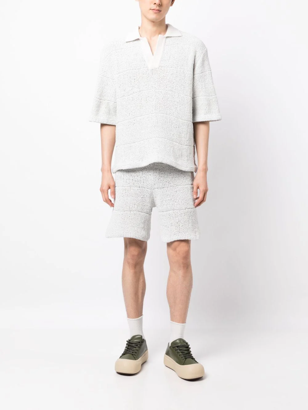 Drawstring-Waist Knitted Shorts - Image 5