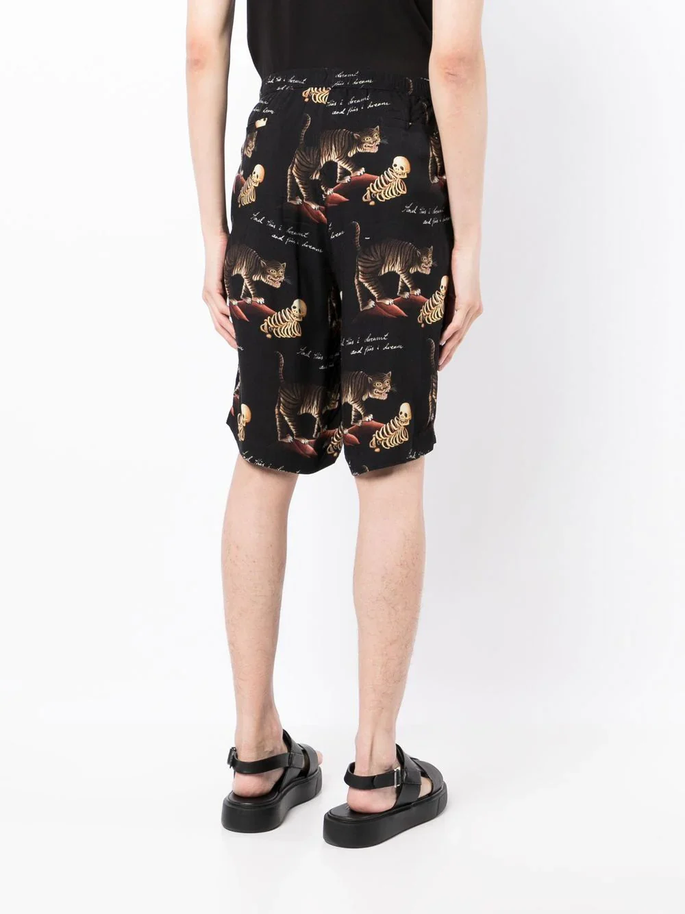 Dreamt Motif-Print Bermuda Shorts - Image 3