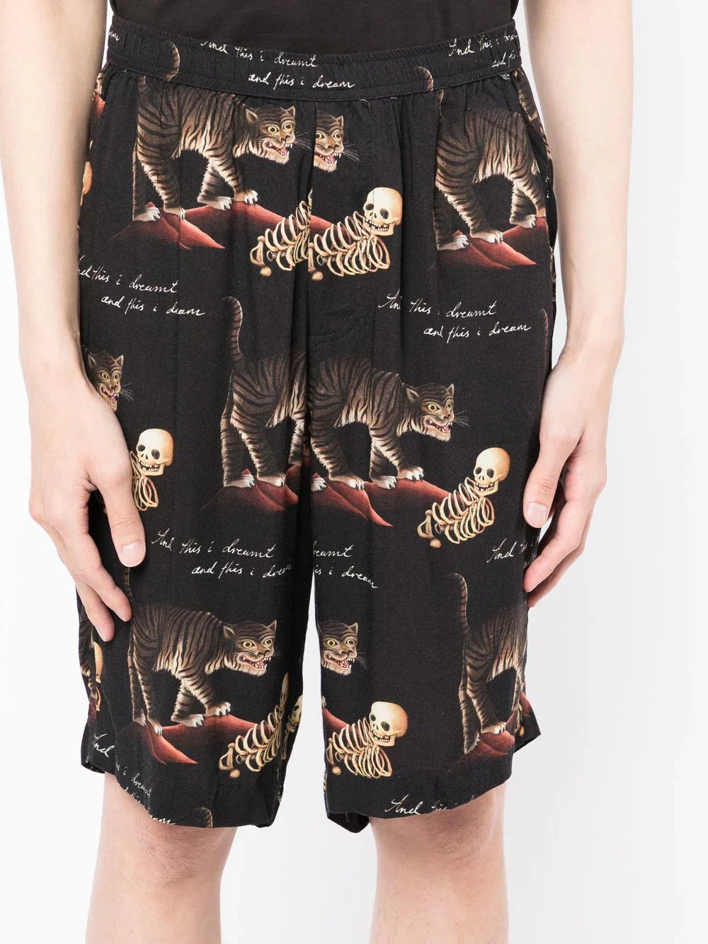 Dreamt Motif-Print Bermuda Shorts - Image 4