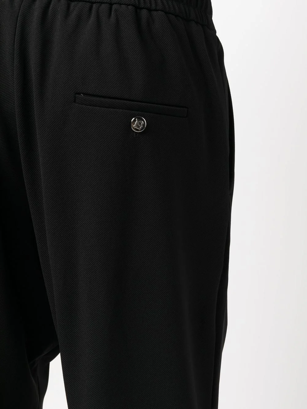 Drop-Crotch Cropped Trousers - Image 3