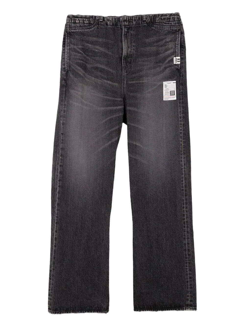 Elastic-Waist Patch-Pocket Jeans