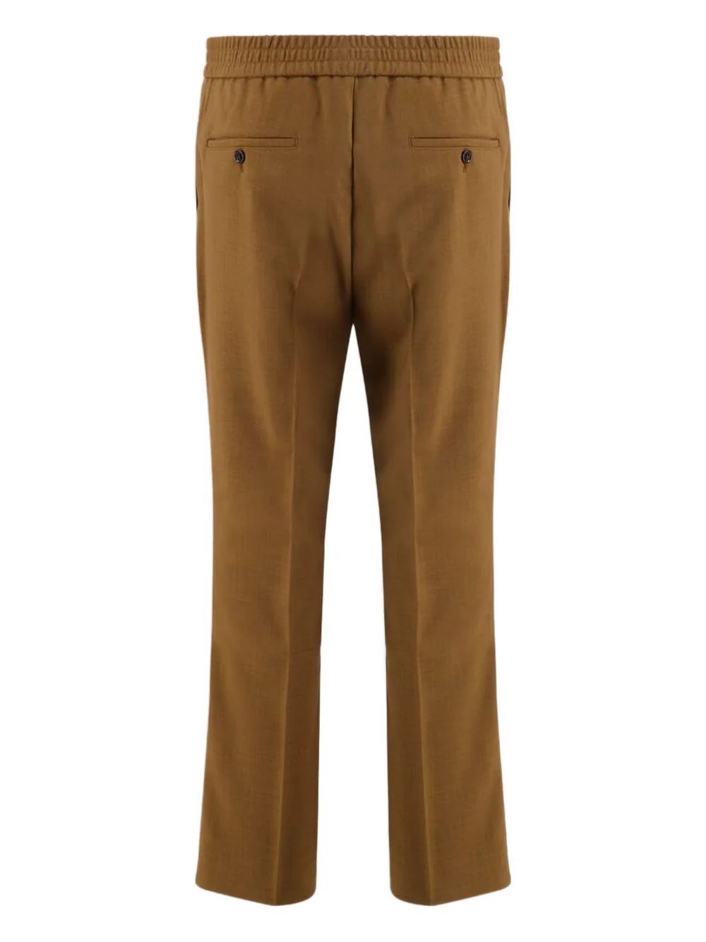 Elasticated-Waist Wool Trousers - Image 4