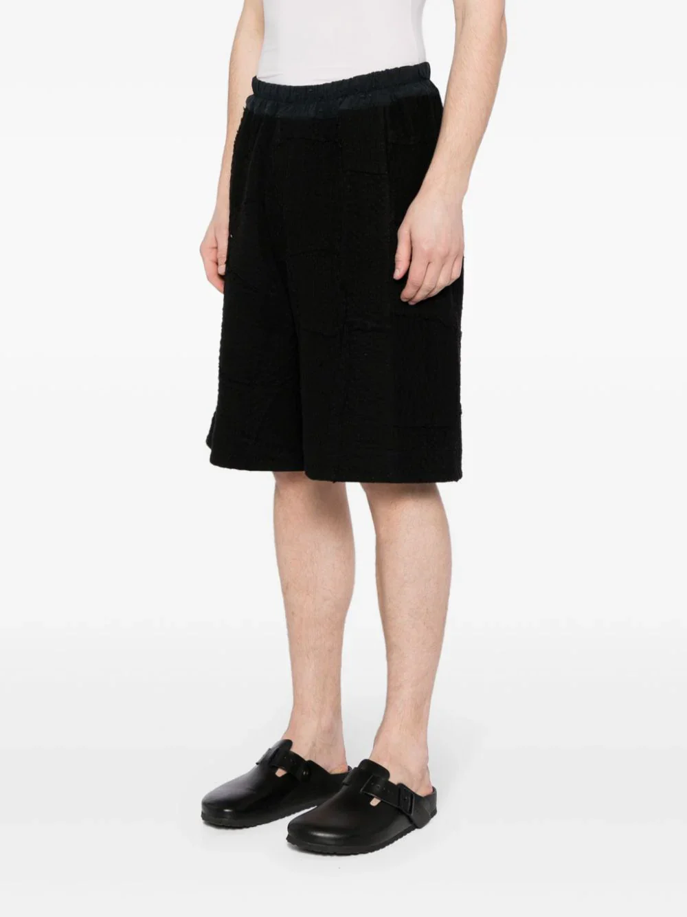 Elasticated-Waistband Cotton Shorts - Image 3