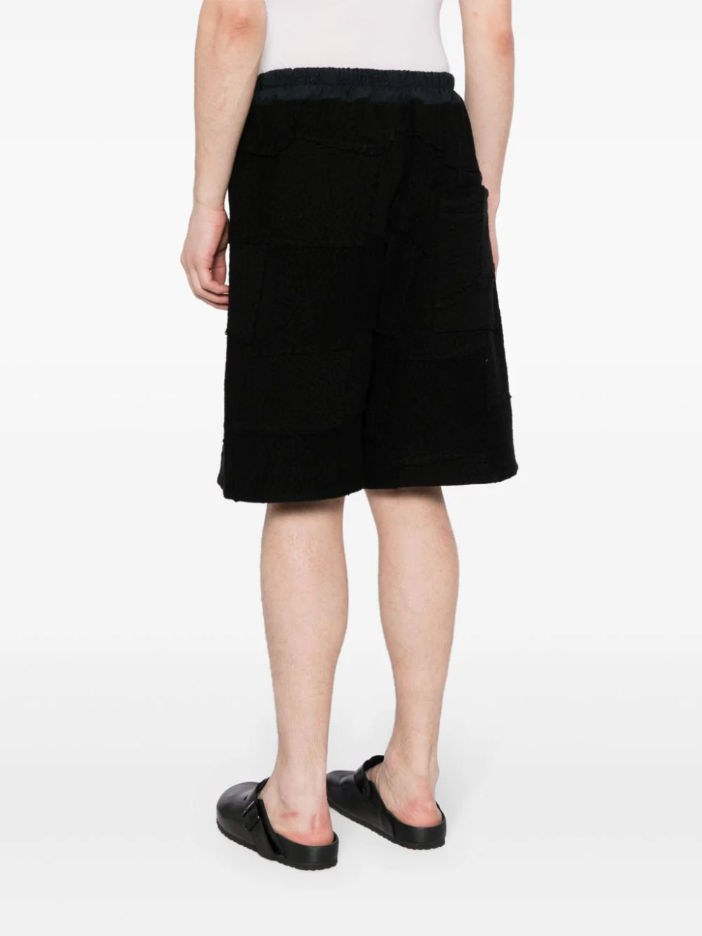 Elasticated-Waistband Cotton Shorts - Image 4