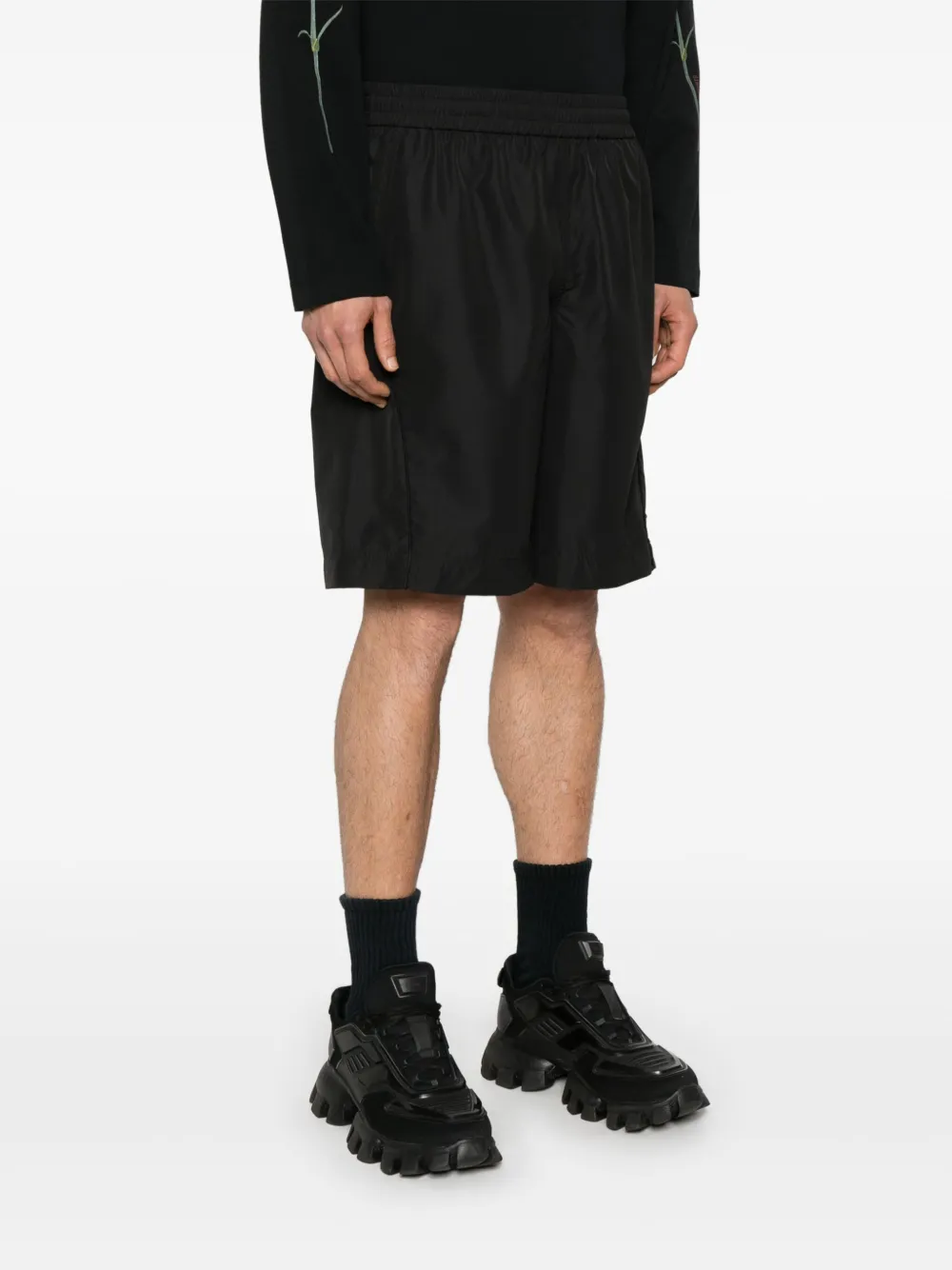 Elasticated-Waistband Shorts - Image 2