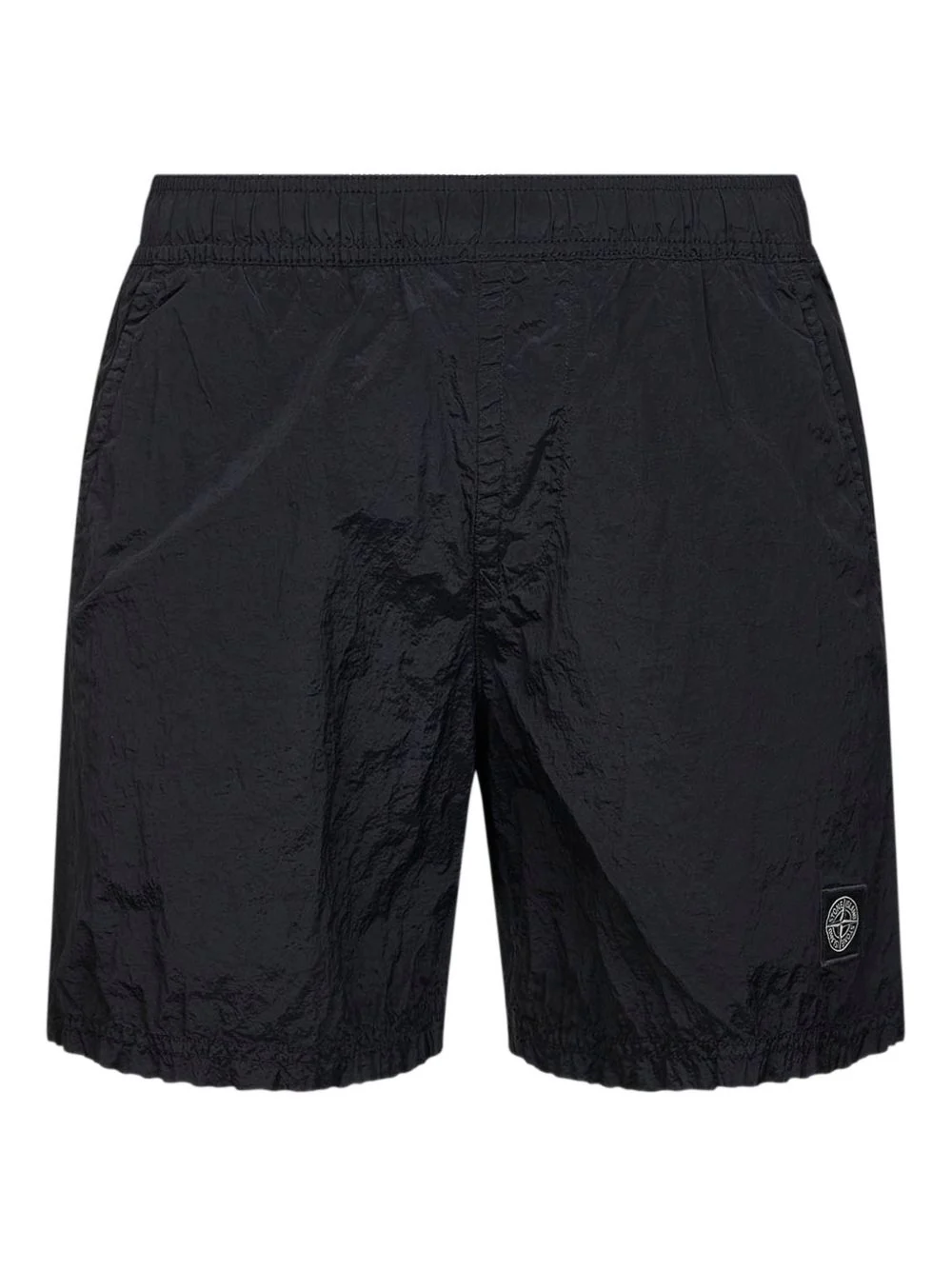 Elasticated-Waistband Swim Shorts