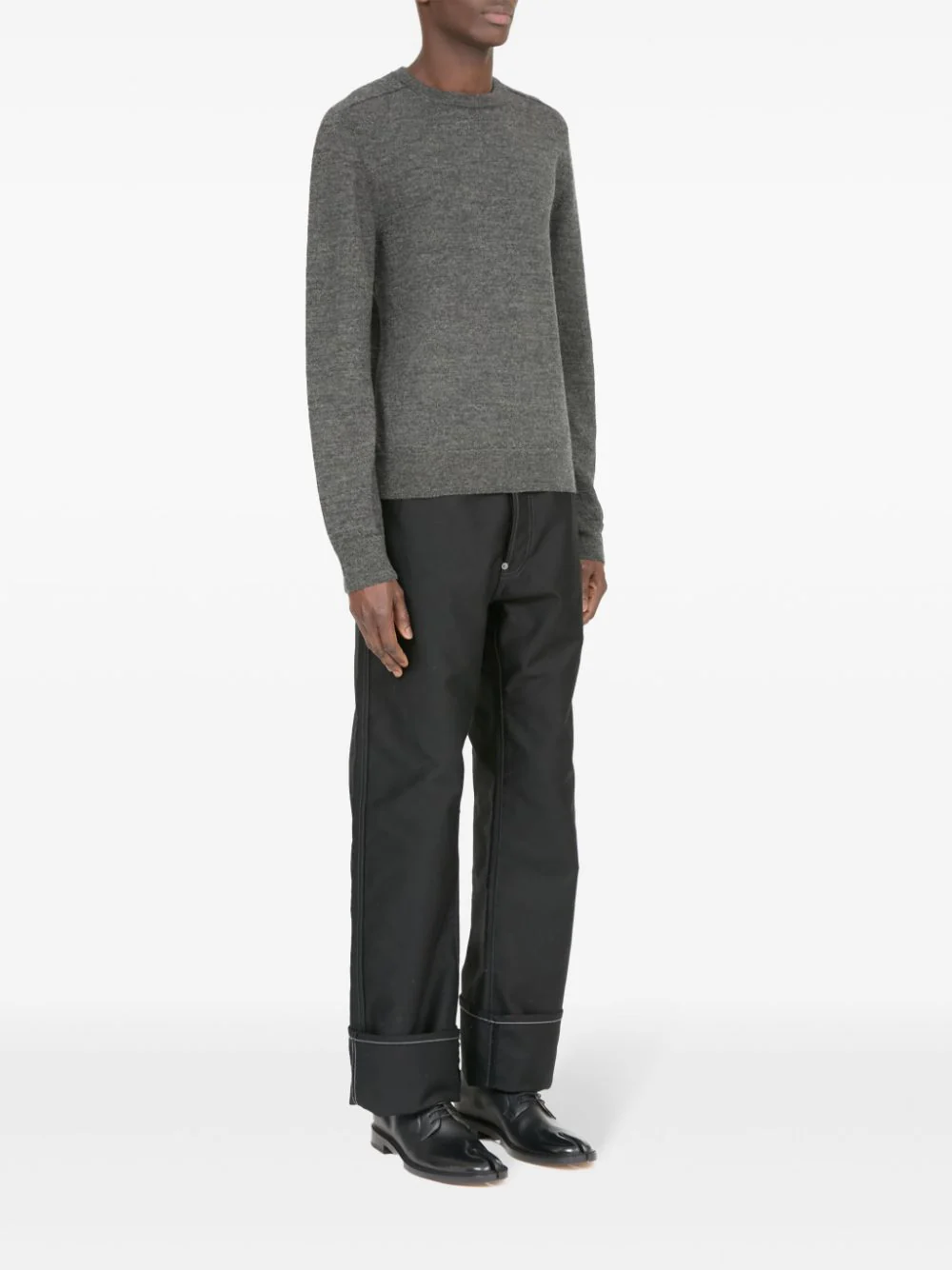 Elbow-Patch Wool Sweater - Image 3