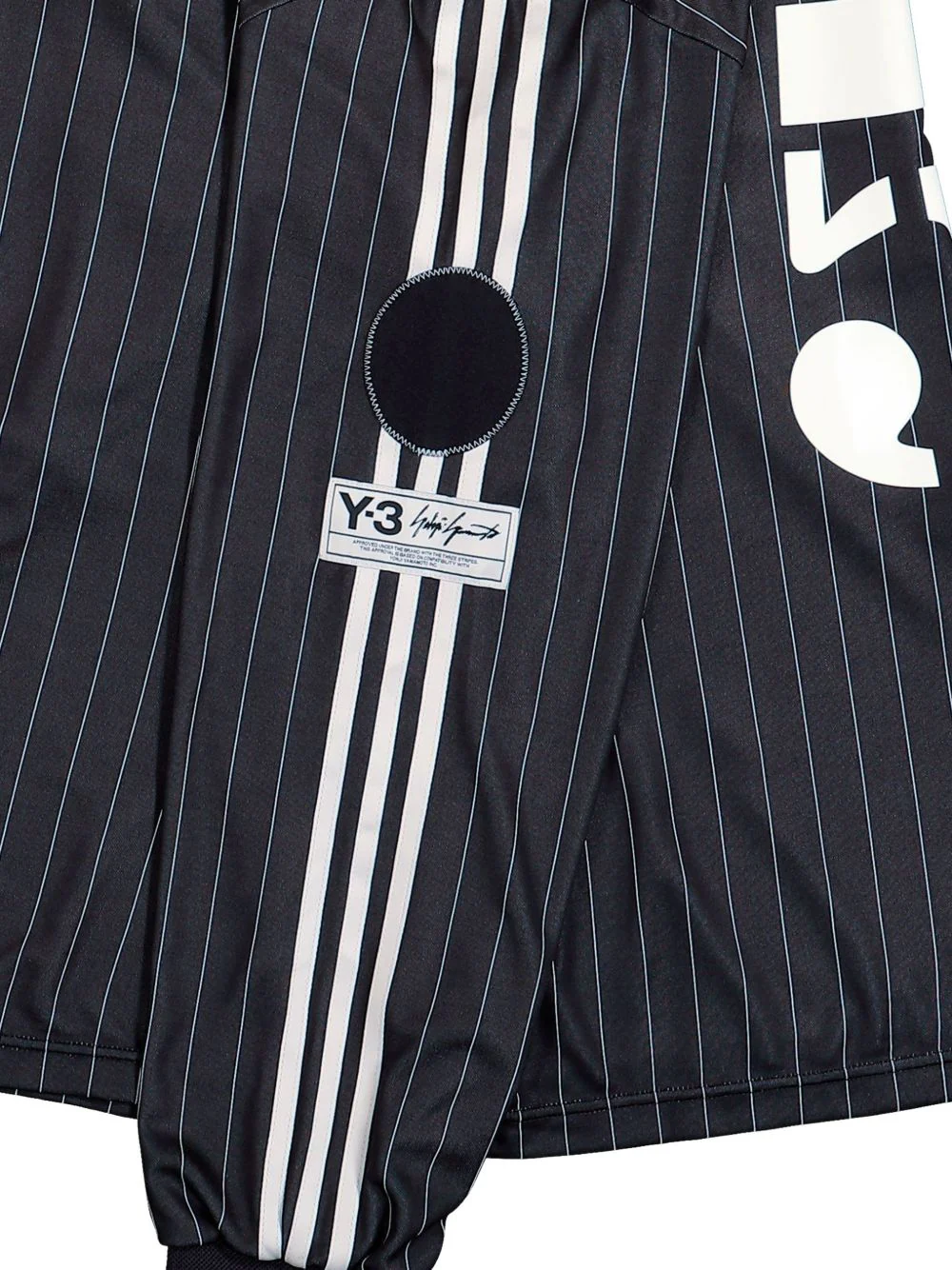 Elite 5 Striped Long-Sleeve Football Jersey T-Shirt - Image 3