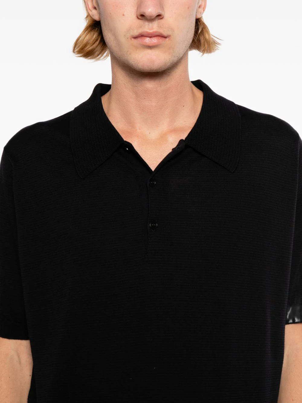 Elvins Fine Stripe Polo Shirt - Image 2