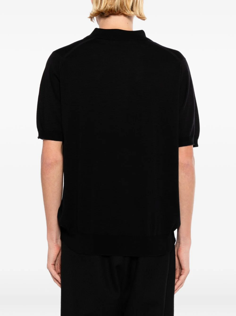 Elvins Fine Stripe Polo Shirt - Image 3