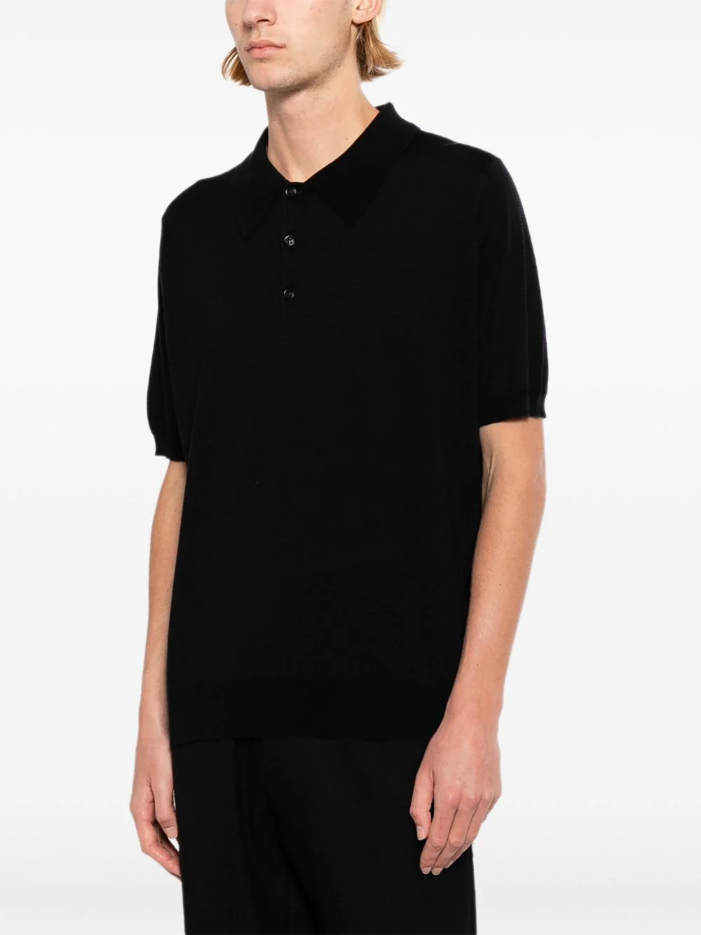 Elvins Fine Stripe Polo Shirt - Image 4