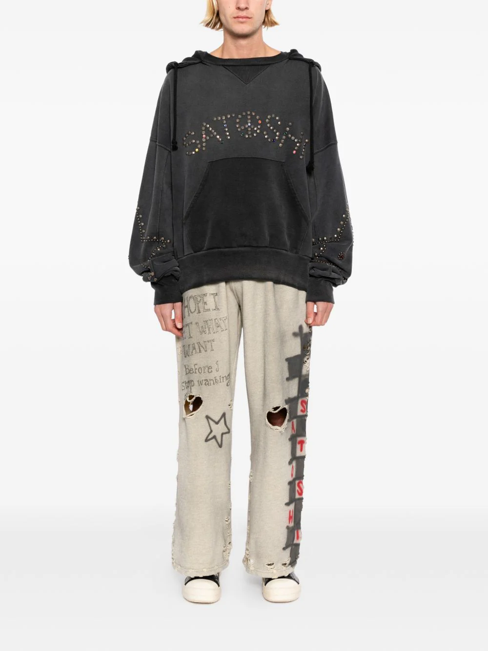 Embellished Printed Trousers - Image 3