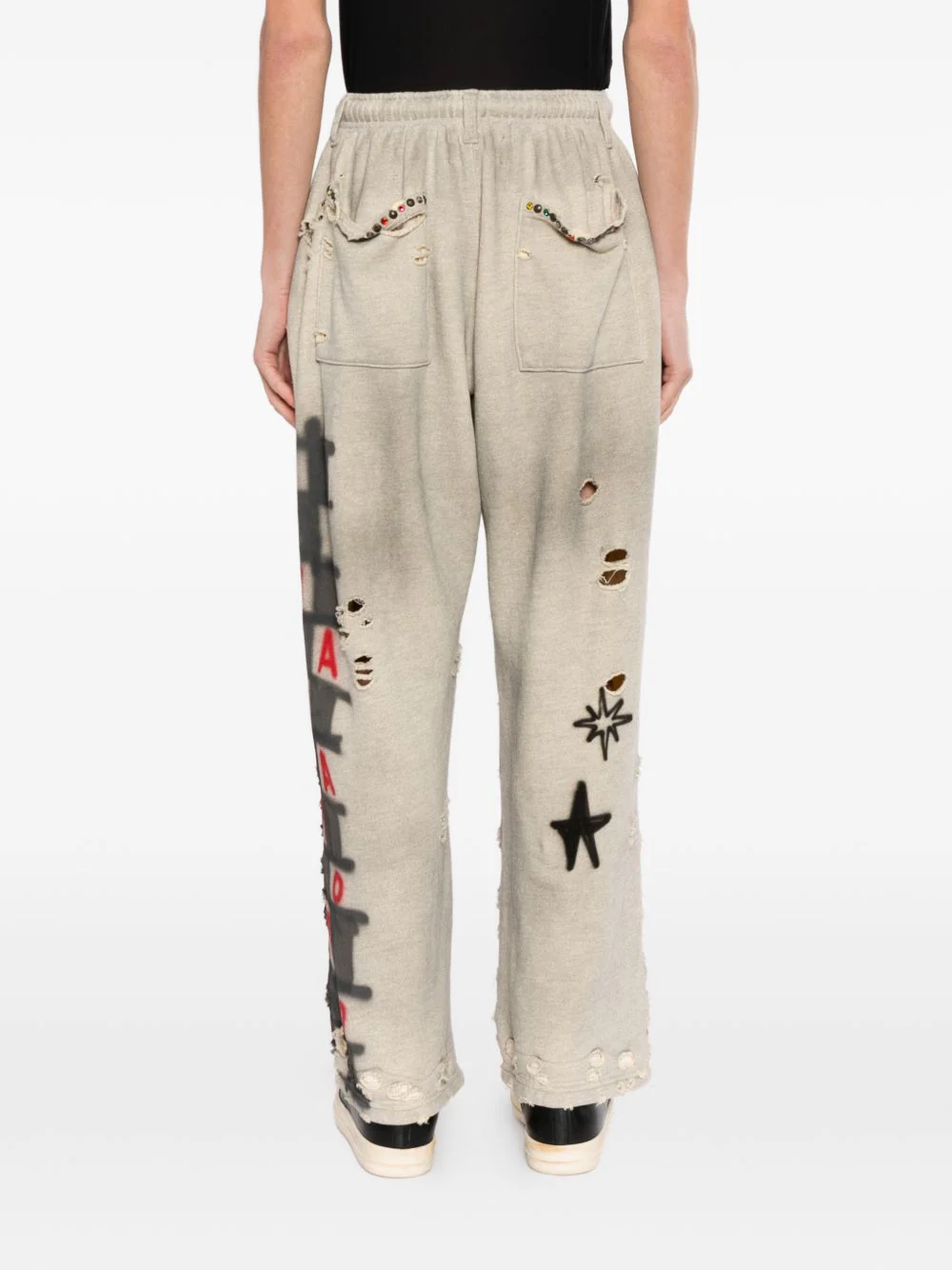 Embellished Printed Trousers - Image 4