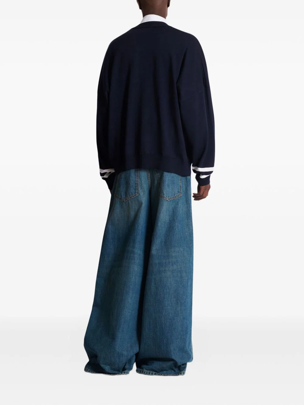 Emblem Striped Sweater - Image 5