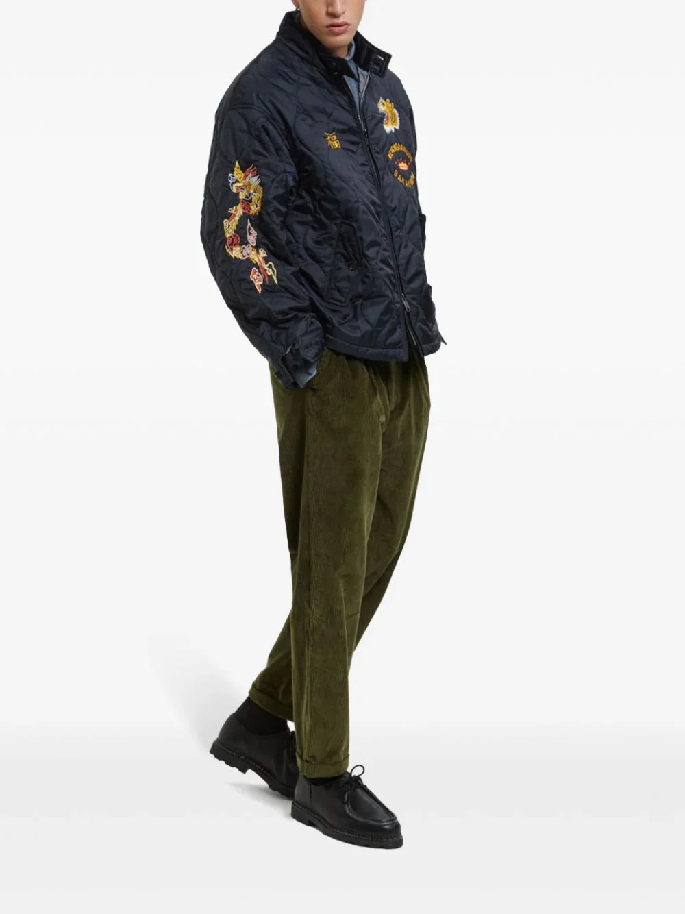 X Baracuta Embroidered Bomber Jacket - Image 2